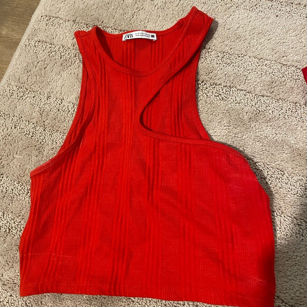 zara crop top